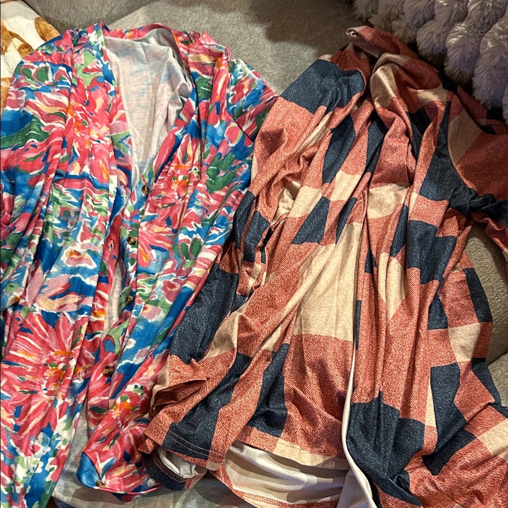 Set of two NWOT longer cardigans - Picture 1 of 3